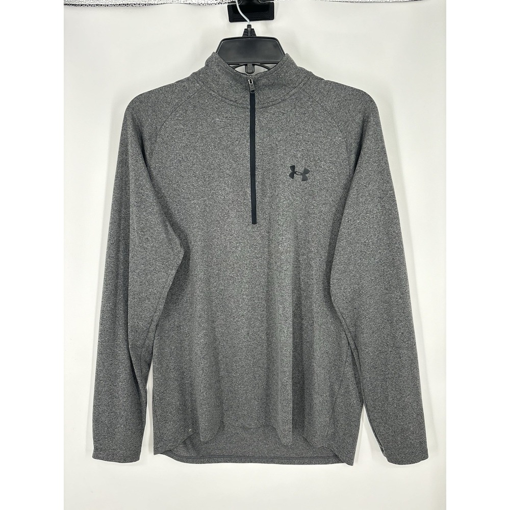 Under Armour Quarter 1/4 Zip Lightweight Heatgear Loose Pullover Sweatshirt MED